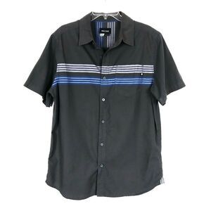 Marmot Grey Striped Button Down Shirt
